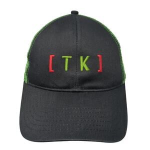 TK Logo Strapback Baseball Cap Multicolor One Size Adjustable 6 Panel K-Products